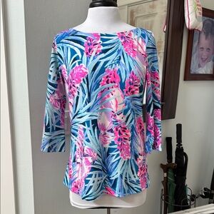 Vibrant Floral Print Top